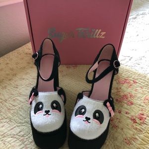 NIB Dolls Kill Sugar Thrillz Huggable Honey Platform Mary Janes